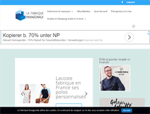 Tablet Screenshot of lafabriquehexagonale.com